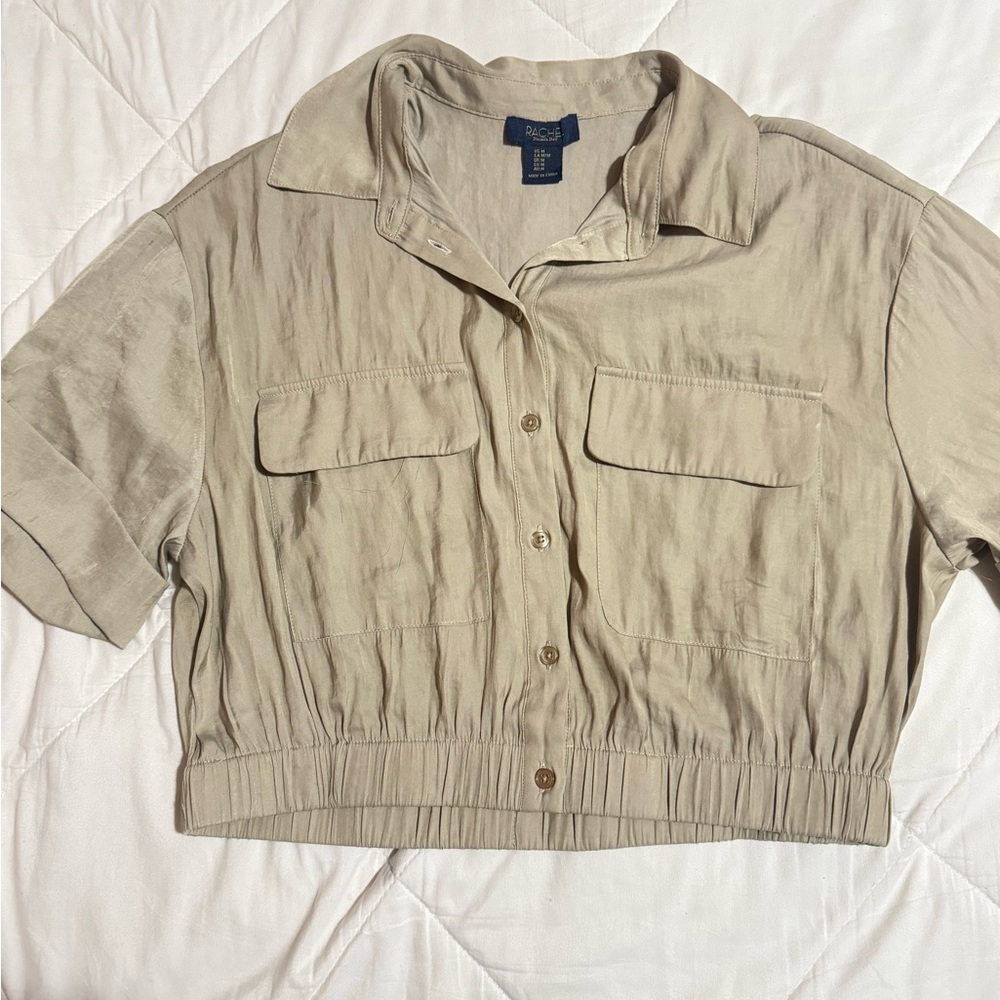 Cropped Button up